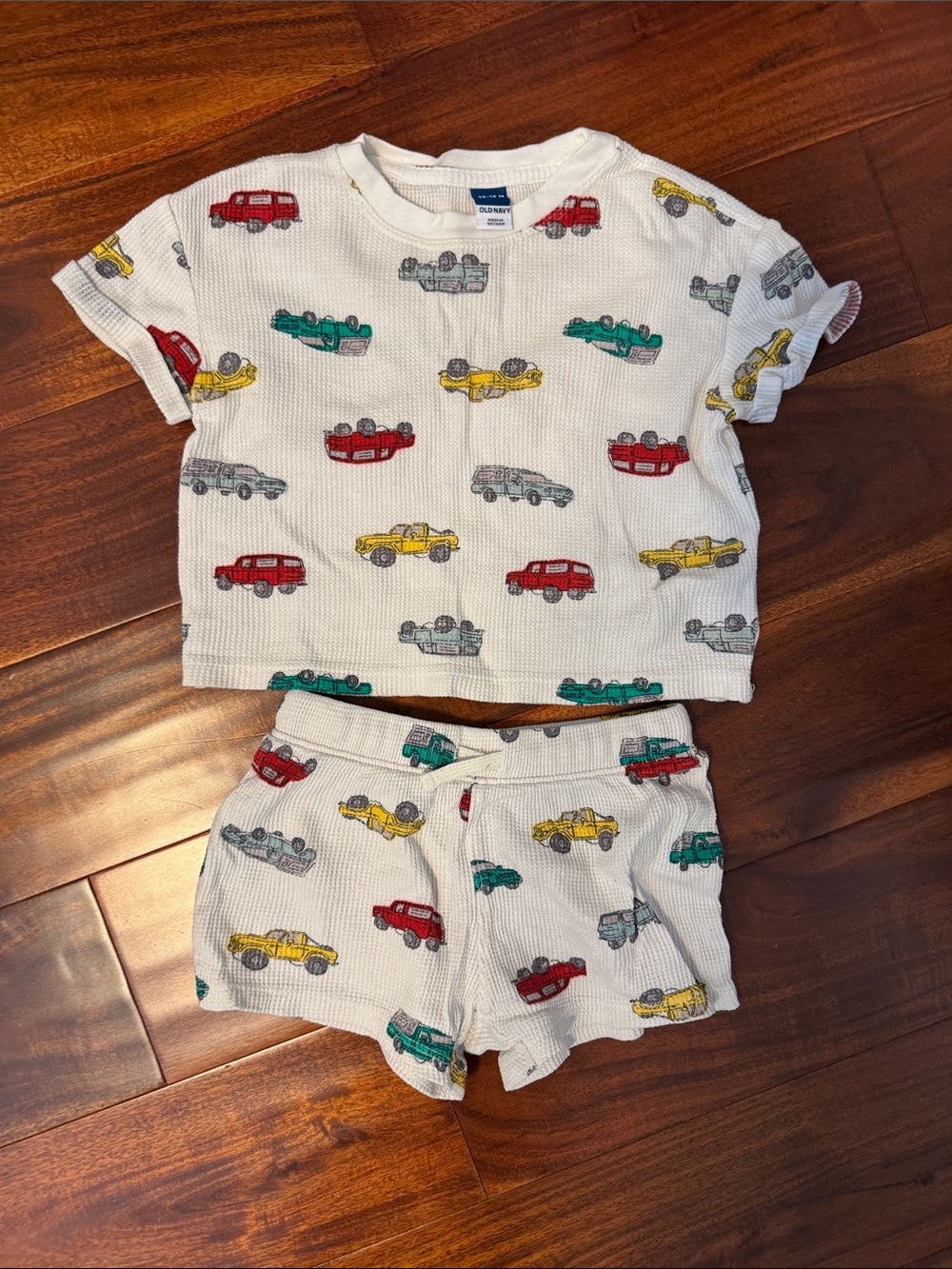 Car Print Outfit Set